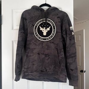 Under Armor Project Rock Fleece Camo Hoodie